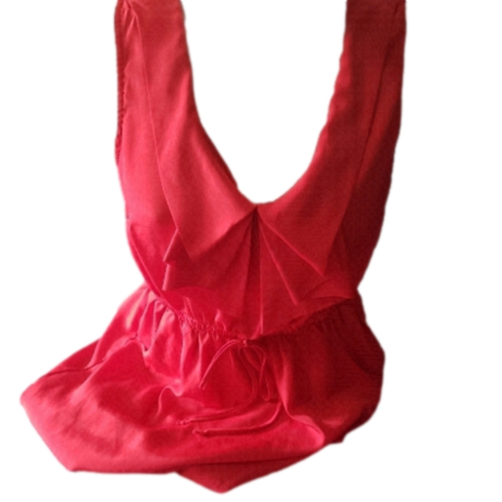 Bebop Red Dress With Pockets